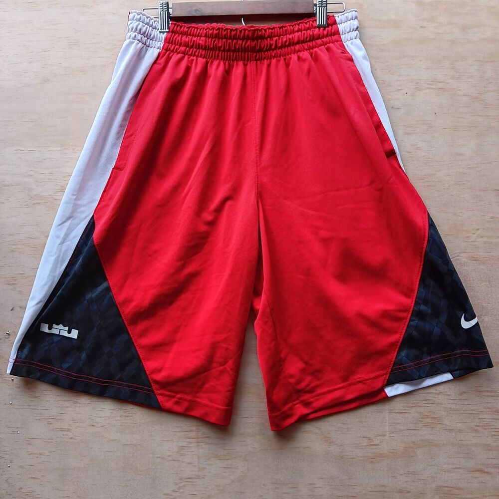 Nike LeBron Dri-FIT DNA 8″ Basketball Shorts Red/White/Black Men’s Large
